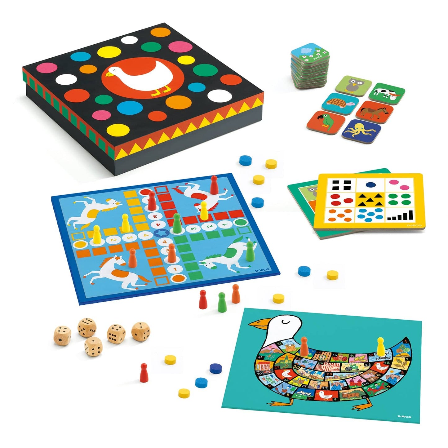 DJECO Juegos de mesa Juegos de Mesa Classic Box 4+ DJ05218