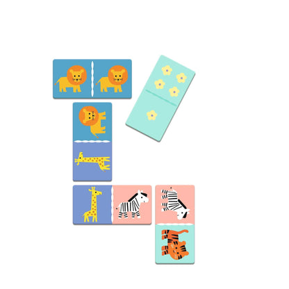 Djeco Juegos de mesa Set de 5 juegos Animales salvajes - Djeco DJ08276