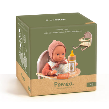 DJECO Juegos de roles Asiento de mesa para muñecas Pomea DJ07780