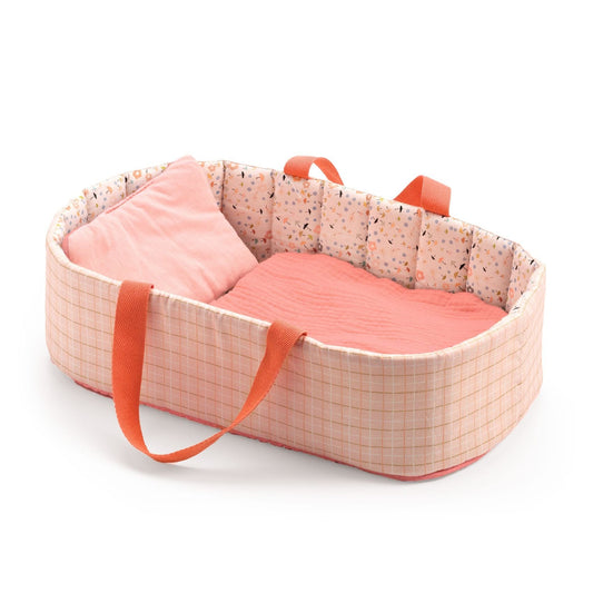 DJECO Juegos de roles Bassinet Líneas Rosas para muñecas pomea DJ07844