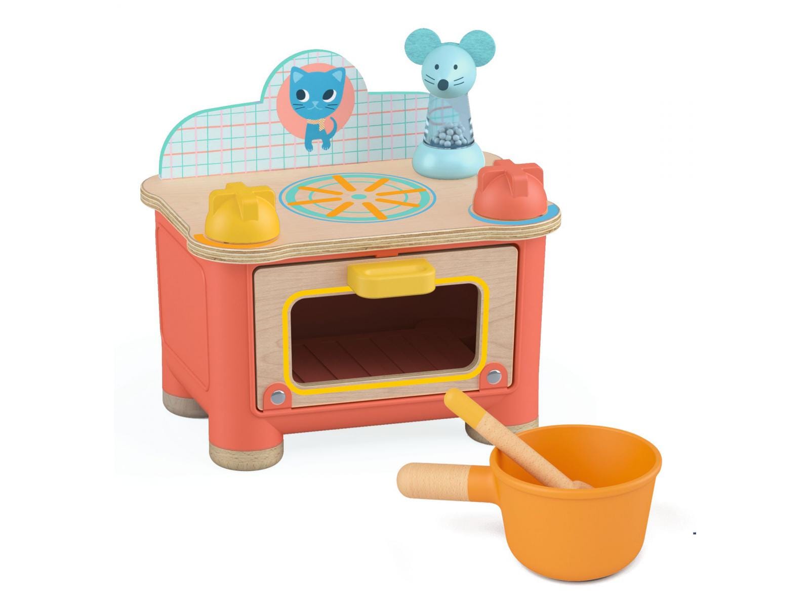 DJECO Juegos de roles Cocina Kitten Stove - Djeco DJ05503