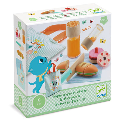 DJECO Juegos de roles Juego de roles Picnic de gatitos DJ05508