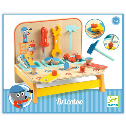 Djeco Juegos de roles Set de herramientas Bricotoo - Djeco DJ05530