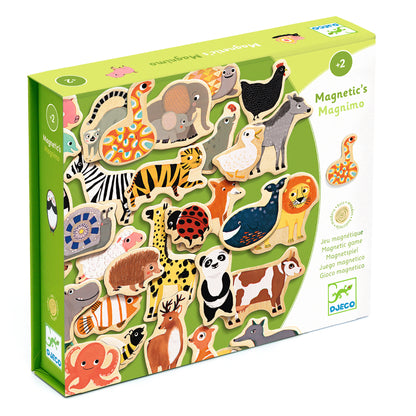 DJECO Juegos Magnéticos Figuras magnéticas de animales Magnimo DJ03124