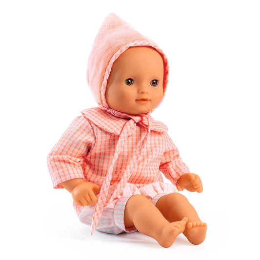 DJECO Muñec@s Bebé Pomea Body Poupon Rosa 32 cm DJ07731