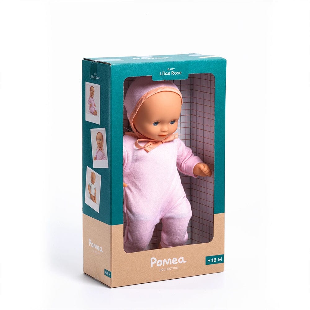 DJECO Muñec@s Muñeca Pomea Lilas Rosa 32 cm DJ07873