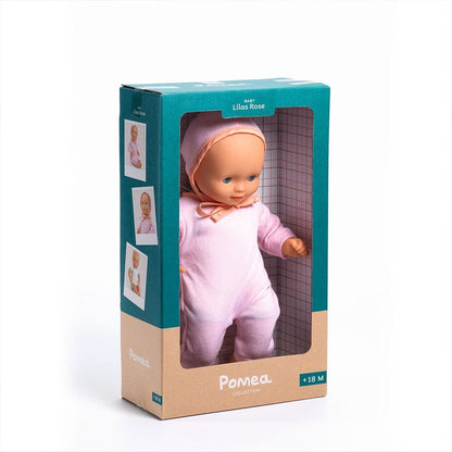 DJECO Muñec@s Muñeca Pomea Lilas Rosa 32 cm DJ07873