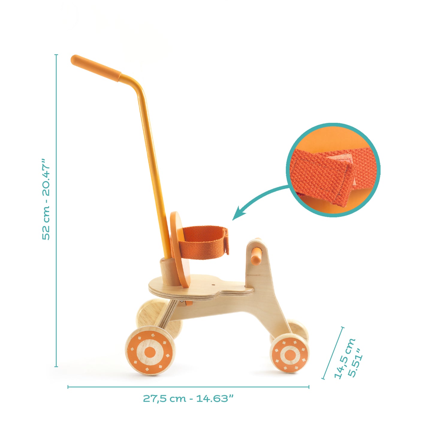Djeco Muñecas Triciclo para Muñecas Pomea - Djeco DJ07798