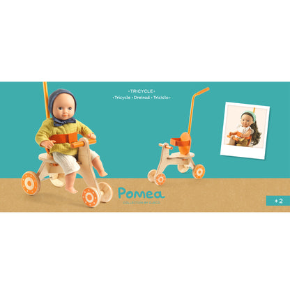 Djeco Muñecas Triciclo para Muñecas Pomea - Djeco DJ07798