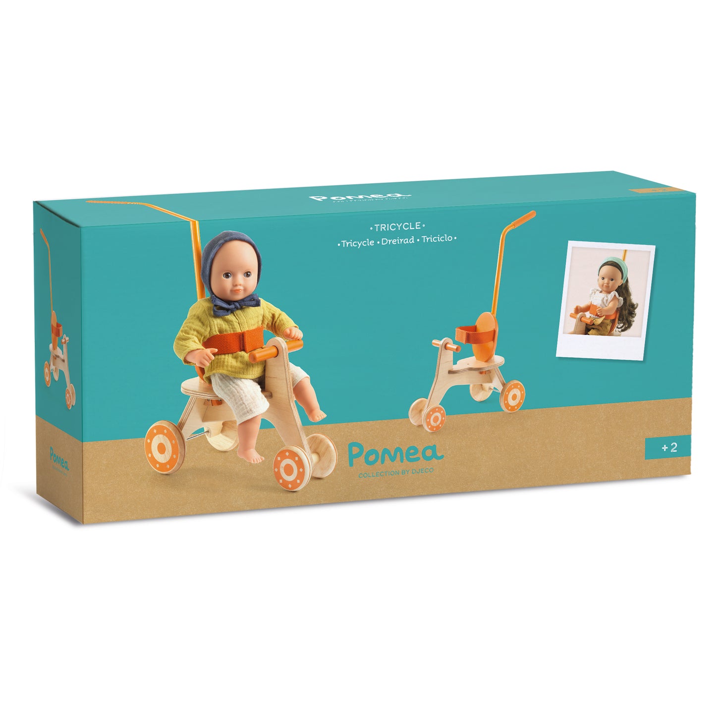 Djeco Muñecas Triciclo para Muñecas Pomea - Djeco DJ07798