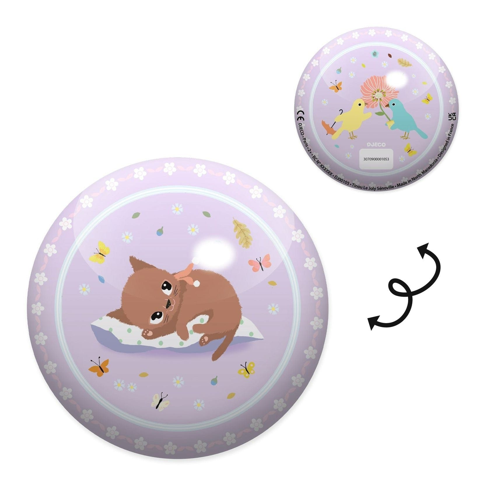 DJECO Pelota Pelota Adorable Chica DJ00105
