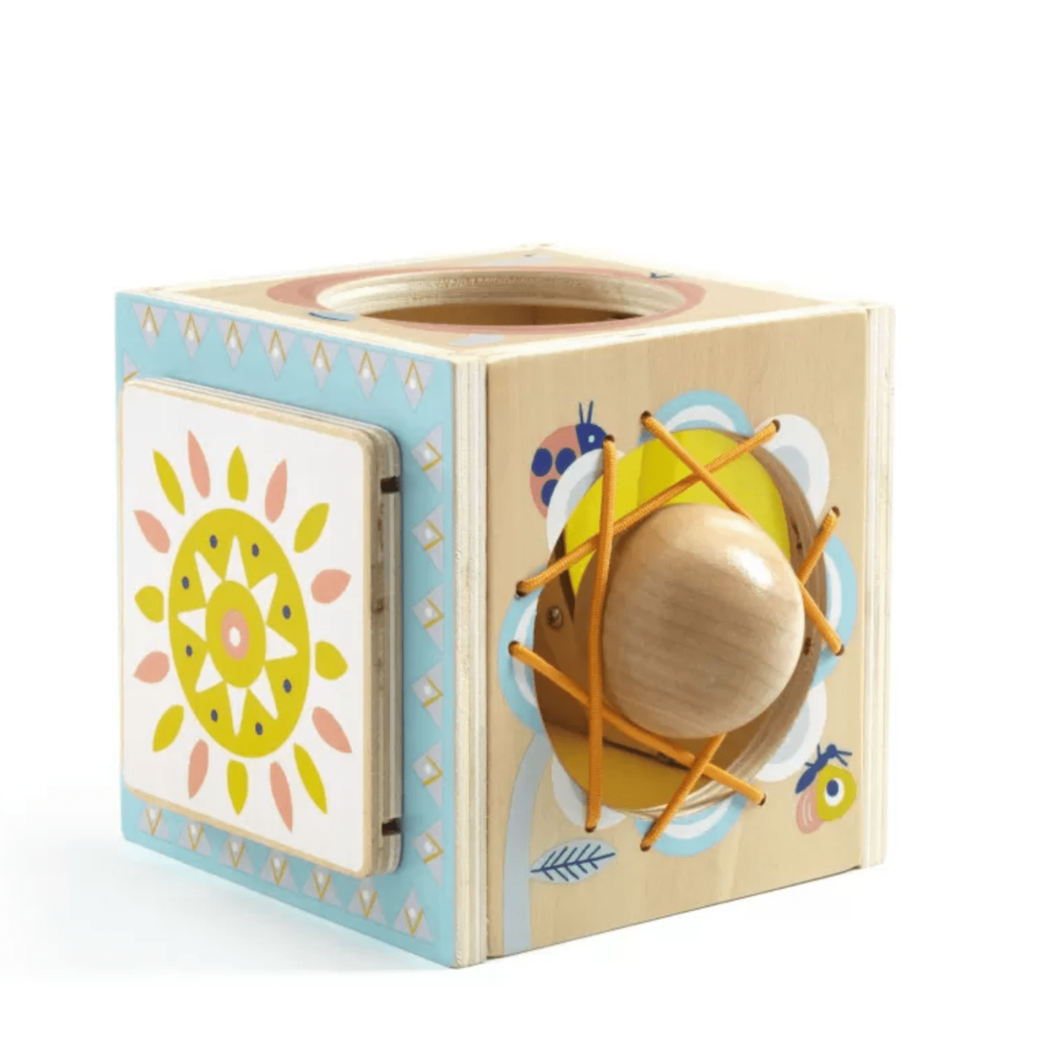 DJECO Puzzles y encajes BabyBox Cubo de Actividades - Djeco DJ06149