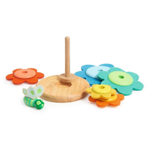 DJECO Puzzles y encajes Juego apilable Butterflower- Djeco DJ06404