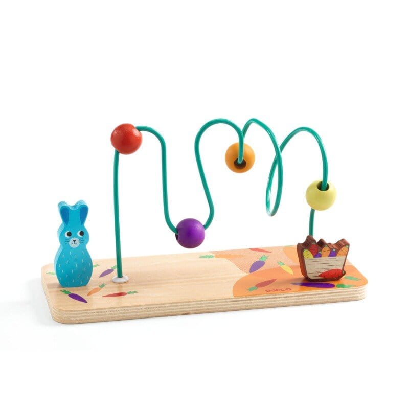 DJECO Puzzles y encajes Juego de destreza de madera RollCarott - Djeco DJ06370