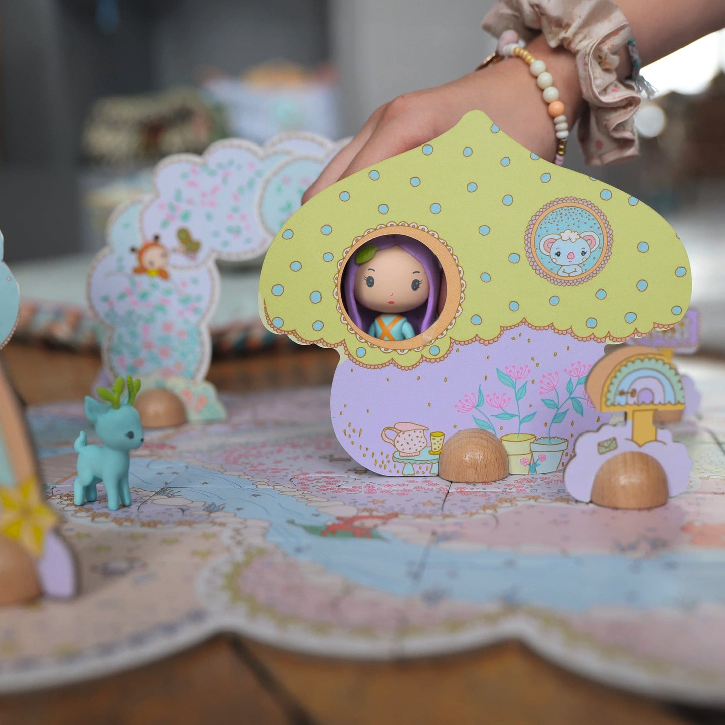 Djeco Puzzles y encajes Puzzle 3D Lirio y polo Puzzl'Up Tinyly - Djeco DJ06938