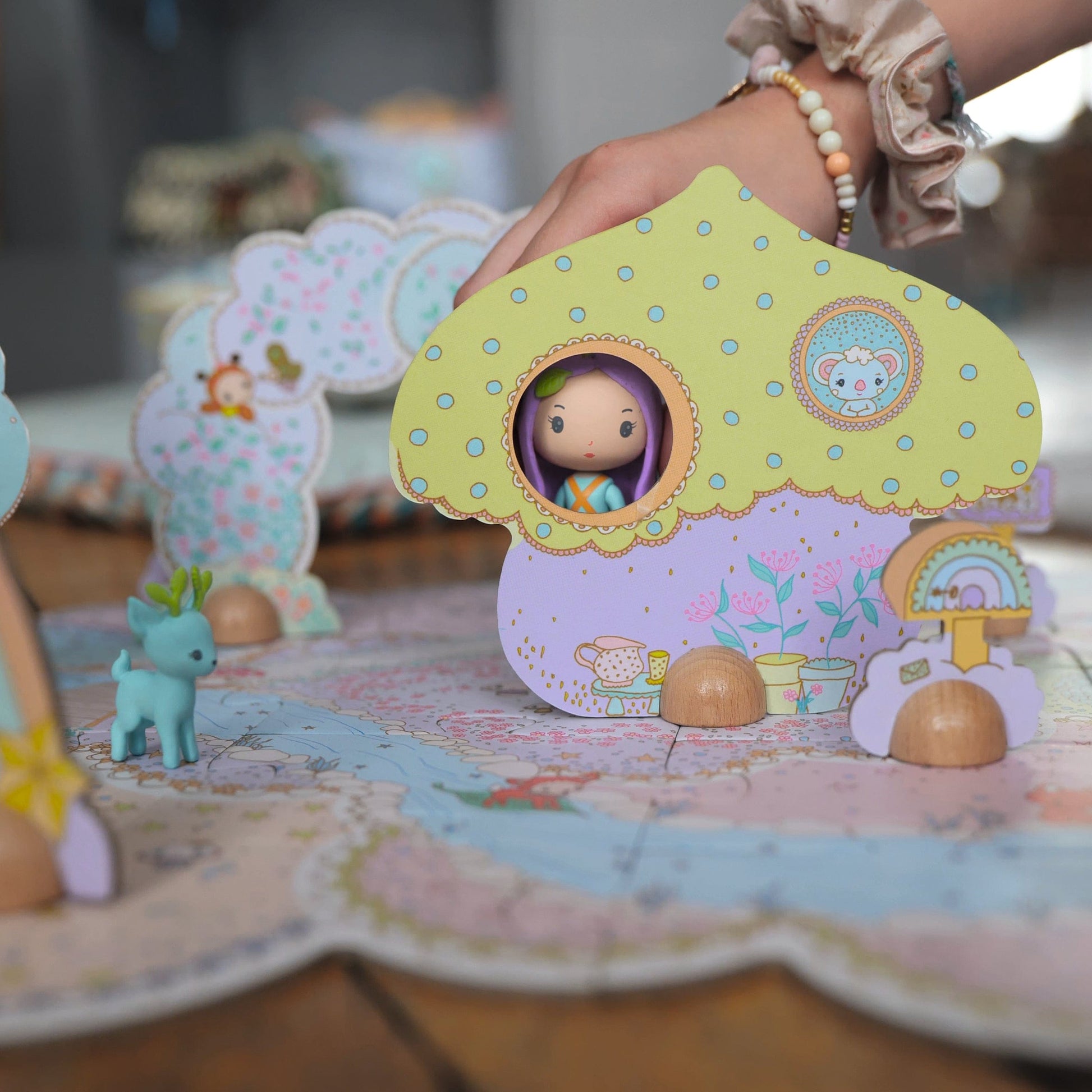 Djeco Puzzles y encajes Puzzle 3D Lirio y polo Puzzl'Up Tinyly - Djeco DJ06938