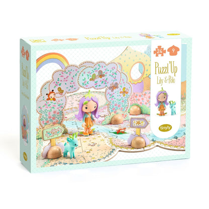 Djeco Puzzles y encajes Puzzle 3D Lirio y polo Puzzl'Up Tinyly - Djeco DJ06938