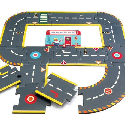 Djeco Puzzles y encajes Puzzle Circuito de la ciudad - Djeco DJ05498