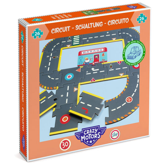 Djeco Puzzles y encajes Puzzle Circuito de la ciudad - Djeco DJ05498