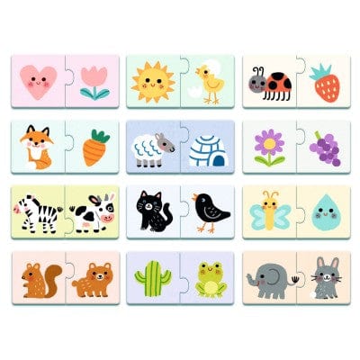 Djeco Puzzles y encajes Puzzle Dúo Colores- Djeco DJ08273