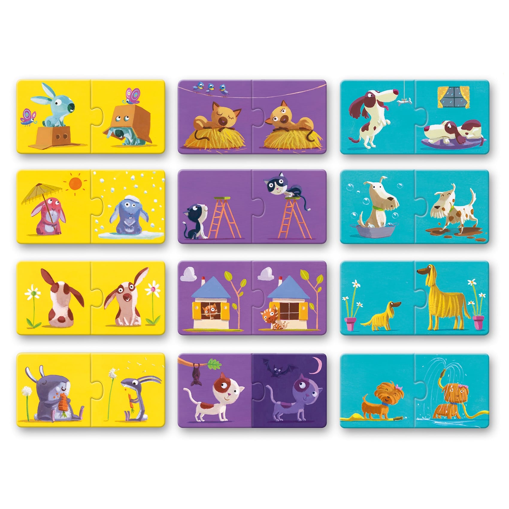 Djeco Puzzles y encajes Puzzle Educativo Opuestos - Djeco DJ08162