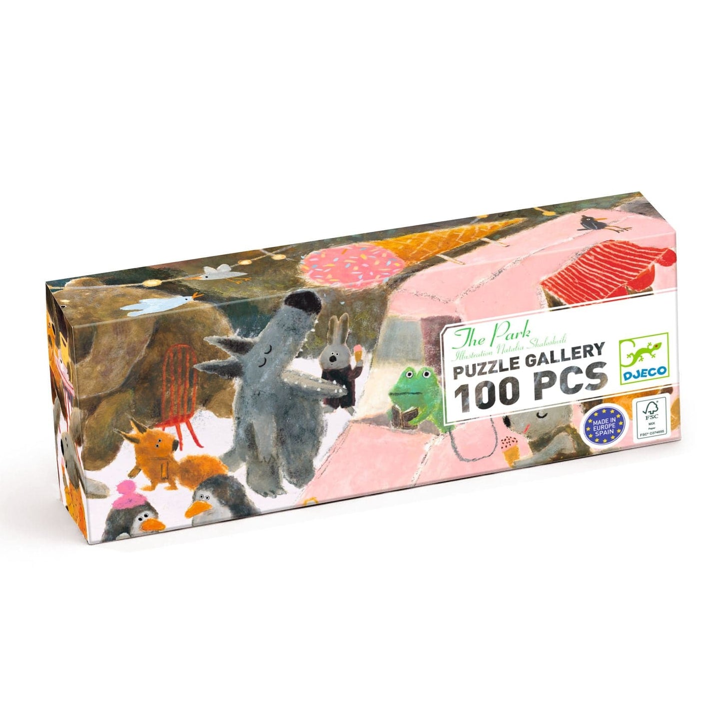 Djeco Puzzles y encajes Puzzle El parque 100 piezas - Djeco