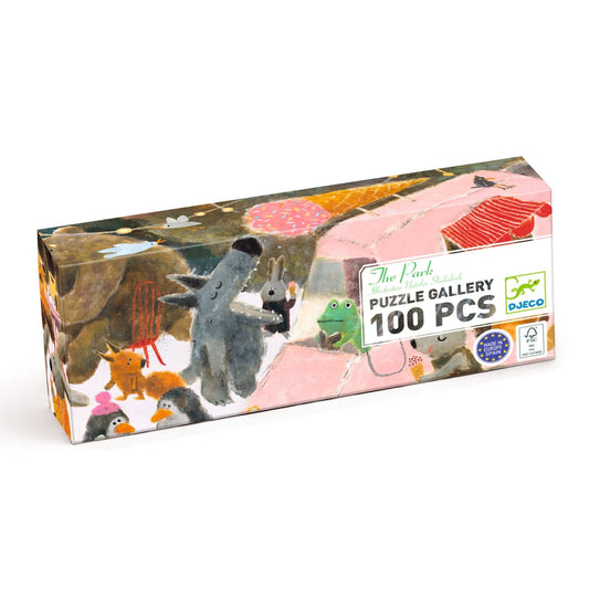 Djeco Puzzles y encajes Puzzle El parque 100 piezas - Djeco