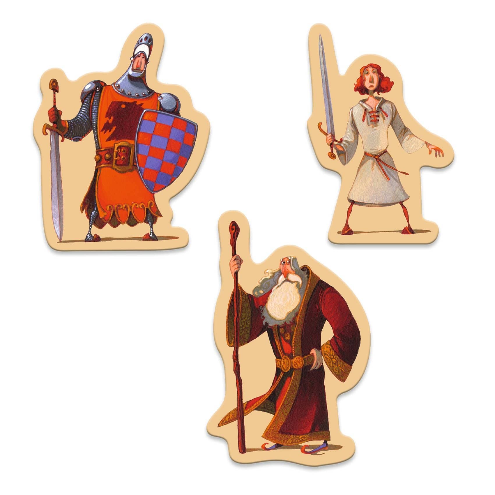 Djeco Puzzles y encajes Puzzle El Rey Arturo 100 piezas - Djeco DJ07054