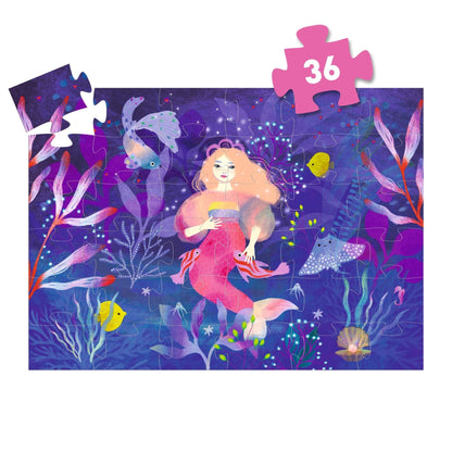 Djeco Puzzles y encajes Puzzle Ella, la sirena 36 piezas - Djeco DJ07303