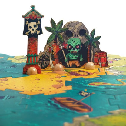 DJECO Puzzles y encajes Puzzle Gigante de Batalla de 30 piezas - Djeco DJ06847