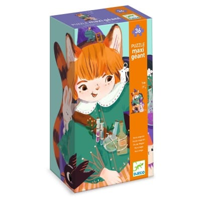 Djeco Puzzles y encajes Puzzle Gigante Pio el mago 36 piezas - Djeco DJ07018