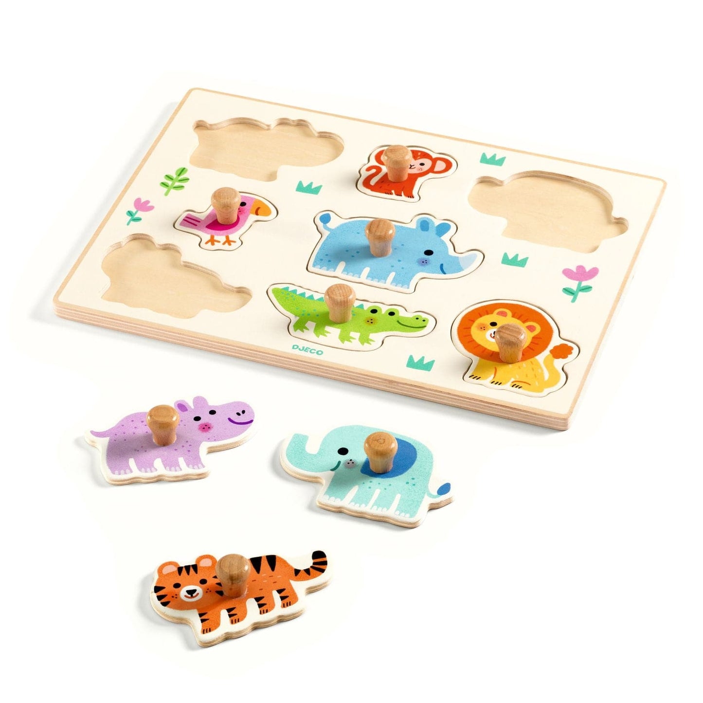 Djeco Puzzles y encajes Puzzle HipponCo - Djeco DJ01123