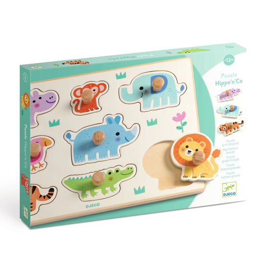 Djeco Puzzles y encajes Puzzle HipponCo - Djeco DJ01123