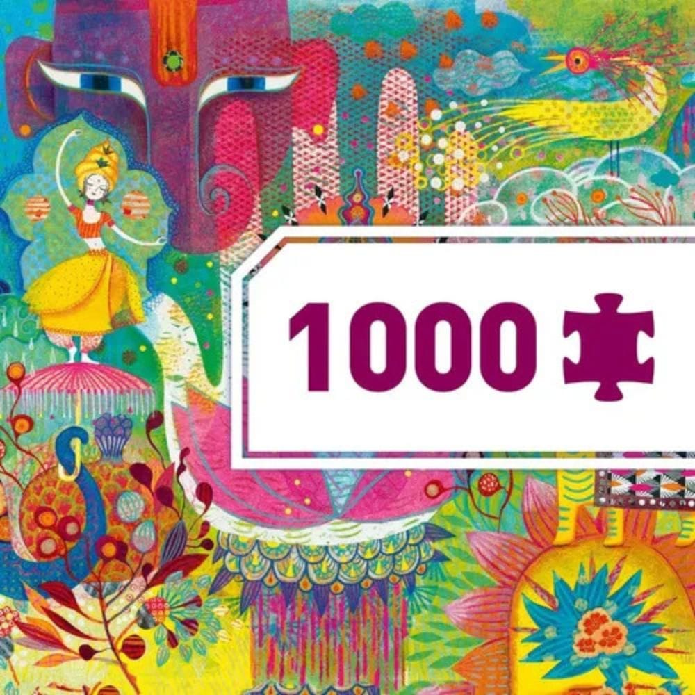 Djeco Puzzles y encajes Puzzle India Mágica 1000 piezas - Djeco DJ07649