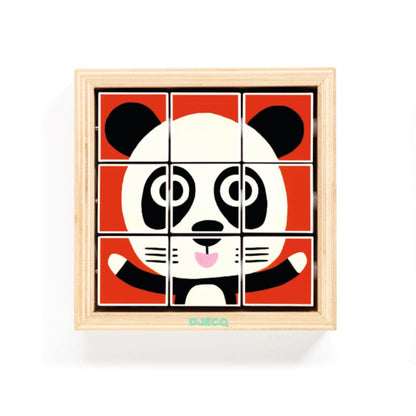 DJECO Puzzles y encajes Puzzle Madera Tournanimo DJ01953