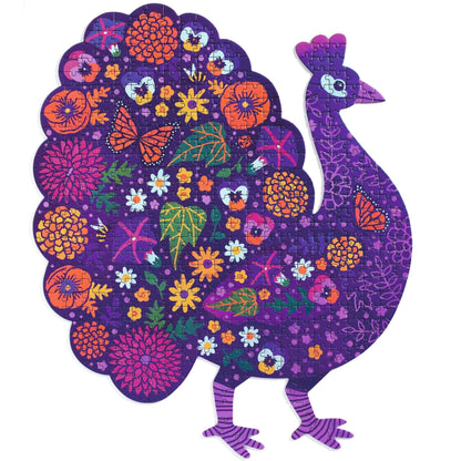 DJECO Puzzles y encajes Puzzle Pavo Real 500 piezas DJ07669