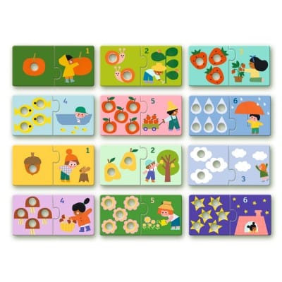 Djeco Puzzles y encajes Puzzle Primeras cifras - Djeco DJ08272