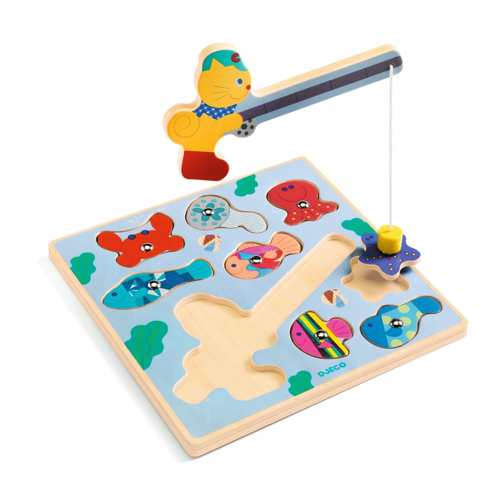 Djeco Puzzles y encajes Puzzle Puzz & Fish Bariolo - Djeco DJ01082