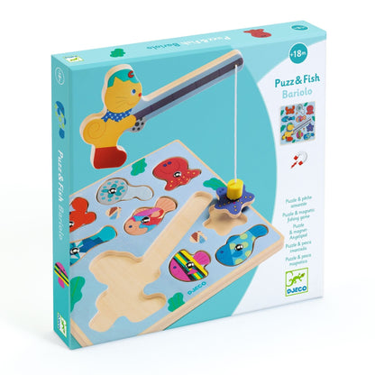 Djeco Puzzles y encajes Puzzle Puzz & Fish Bariolo - Djeco DJ01082