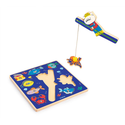 Djeco Puzzles y encajes Puzzle Puzz & Fish Colores - Djeco DJ01080