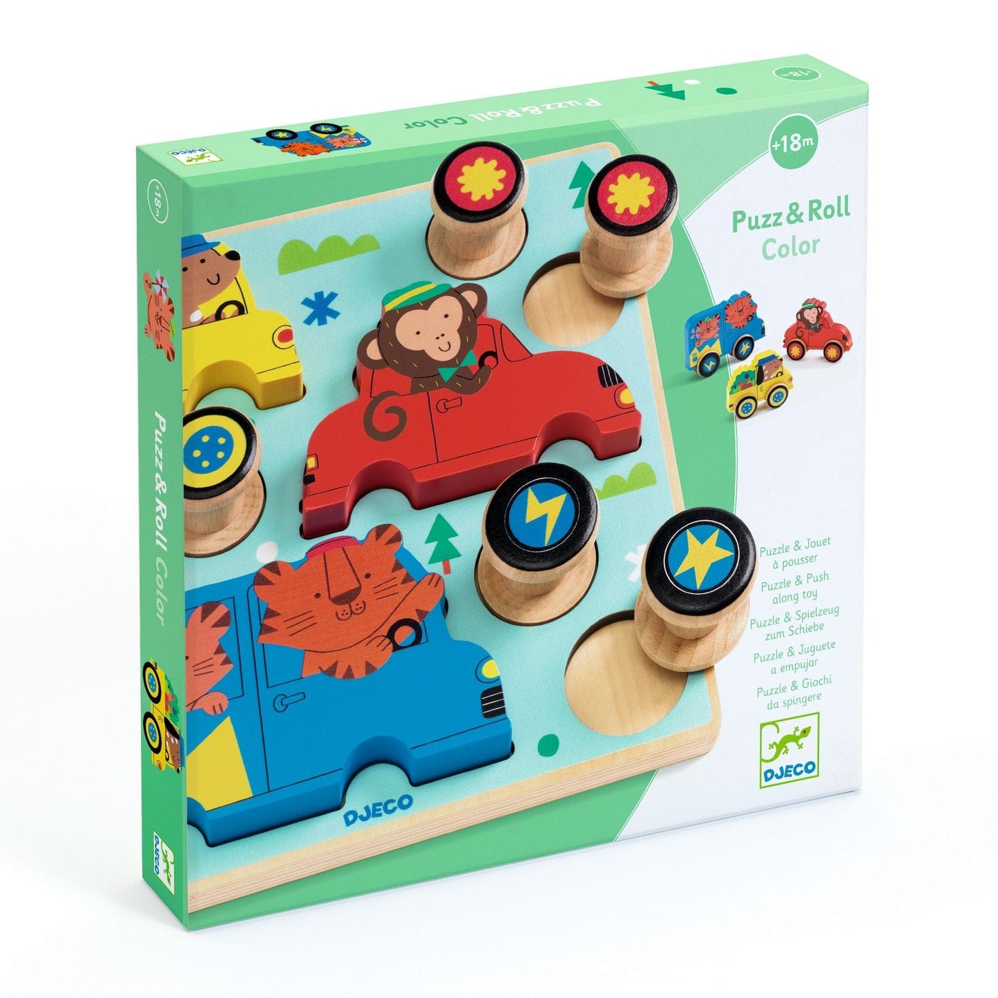 Djeco Puzzles y encajes Puzzle Puzz & roll Colores - Djeco DJ01079