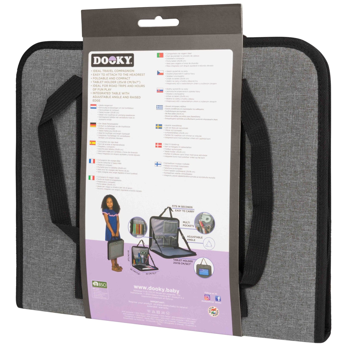 Dooky Accesorios Bandeja de viaje para asiento de Auto - Dooky DO5128225