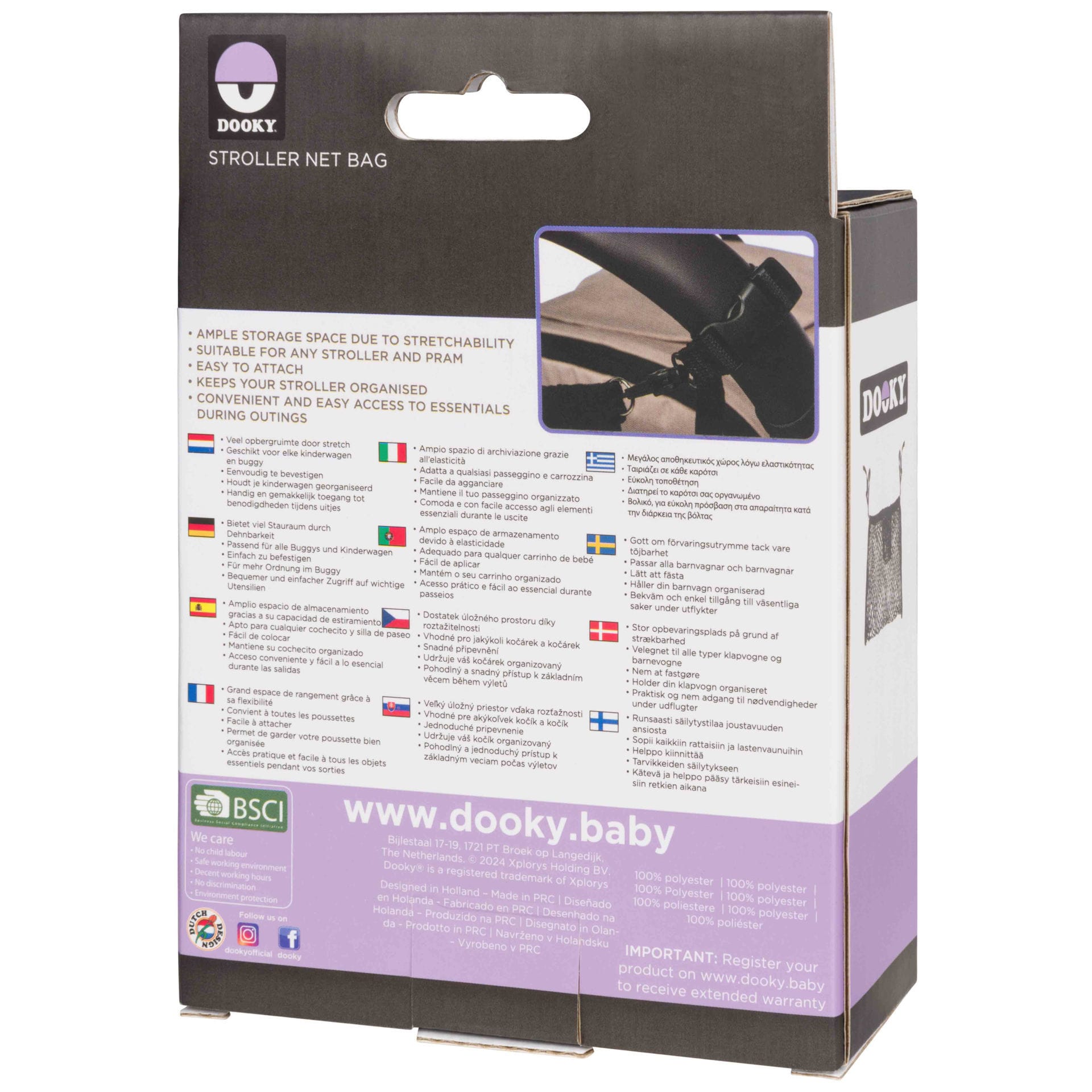 Dooky Accesorios para coches Bolsa de red para Coche - Dooky DO5728131