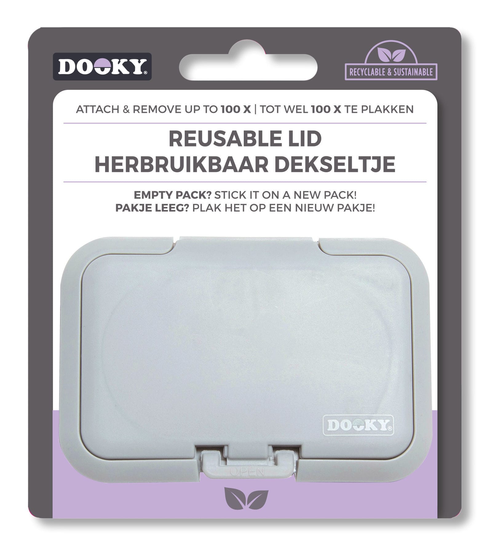 Dooky Accesorios Tapa reutilizable para toallas húmedas - Dooky DO7128002
