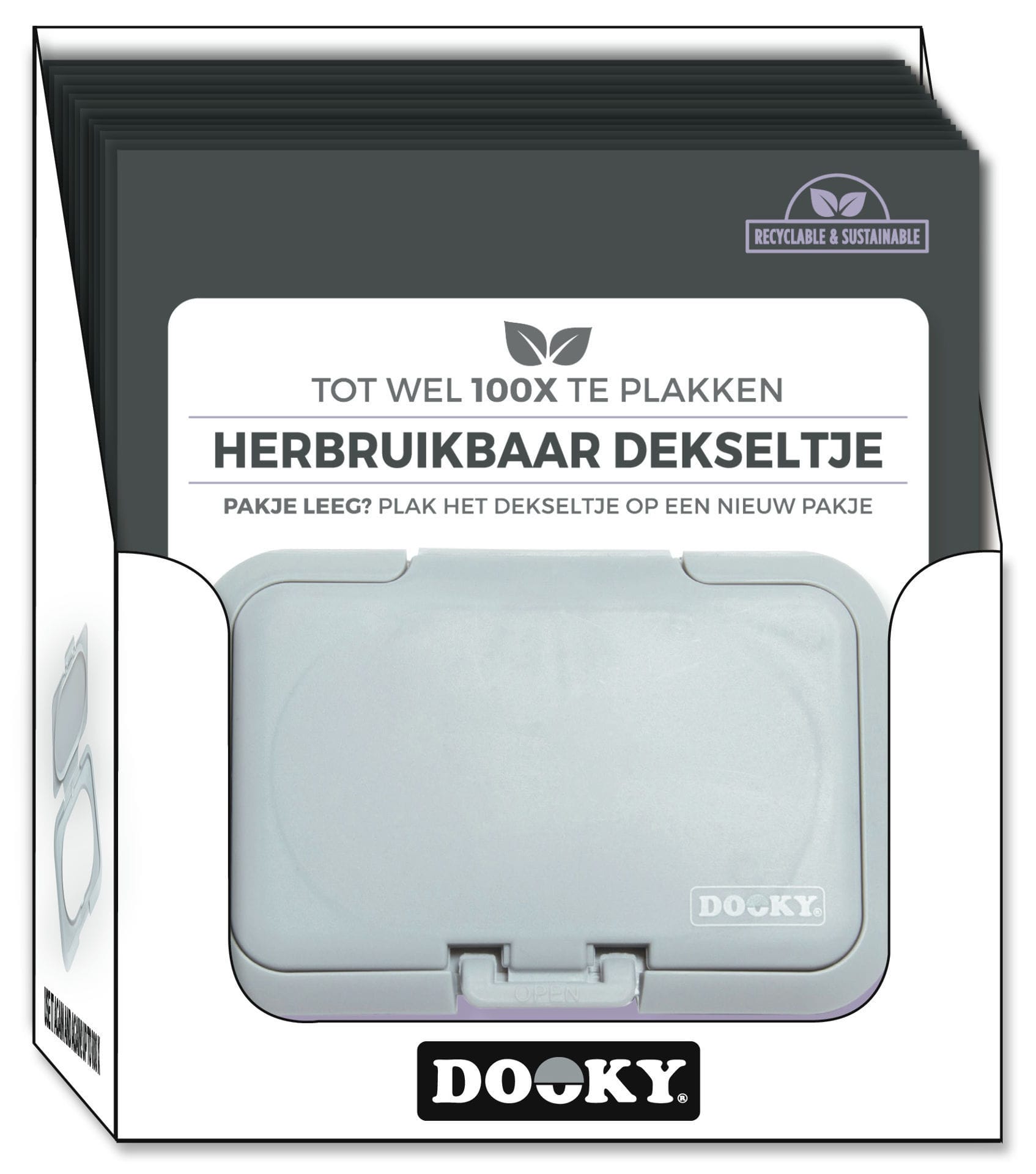 Dooky Accesorios Tapa reutilizable para toallas húmedas - Dooky DO7128002