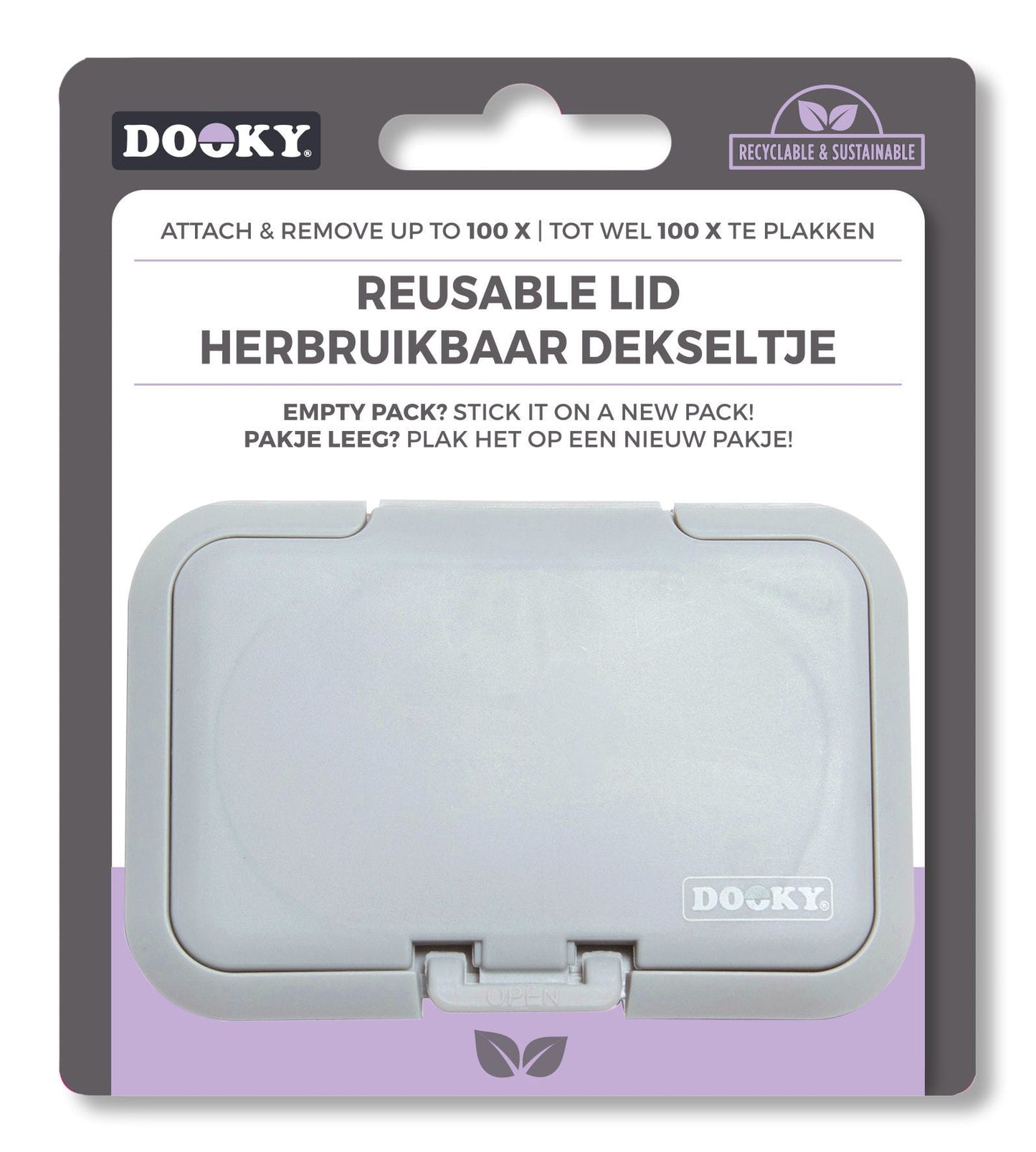 Dooky Accesorios Tapa reutilizable para toallas húmedas - Dooky DO7128002