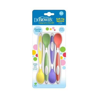 Dr Browns Alimentación Pack 4 Cuchara punta blanda - Dr Browns TF009