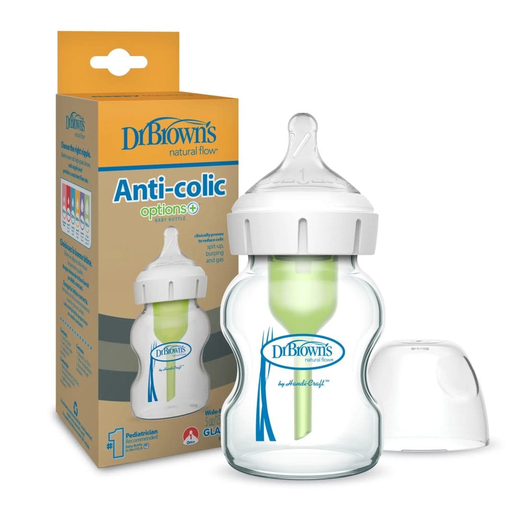 Dr Browns Mamadera Mamadera Boca Ancha Vidrio 150ml - Dr Browns WB51700