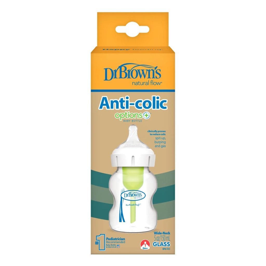 Dr Browns Mamadera Mamadera Boca Ancha Vidrio 150ml - Dr Browns WB51700