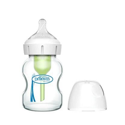 Dr Browns Mamadera Mamadera Boca Ancha Vidrio 150ml - Dr Browns WB51700
